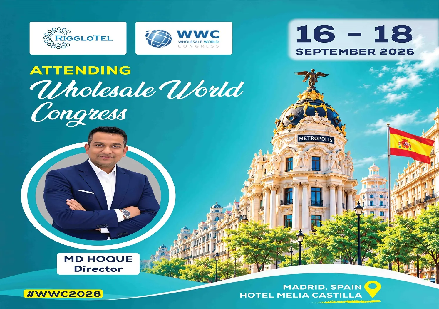 Meet MD Hoque at Wholesale World Congress 2026